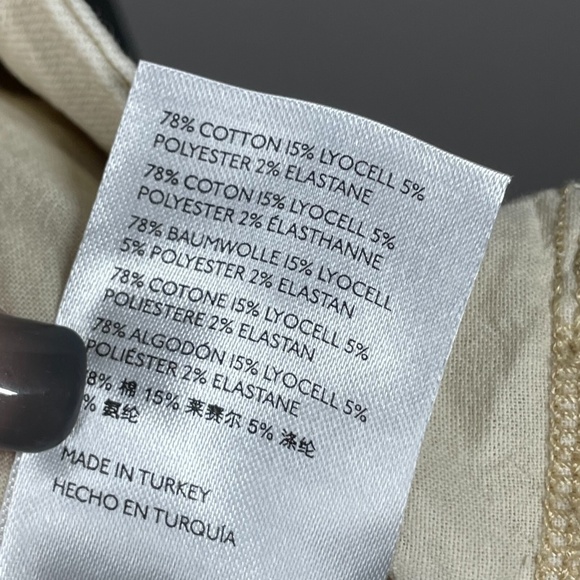 Free People Jeans Womens 27 beige skinny denim we the free boho casual - Picture 5 of 9